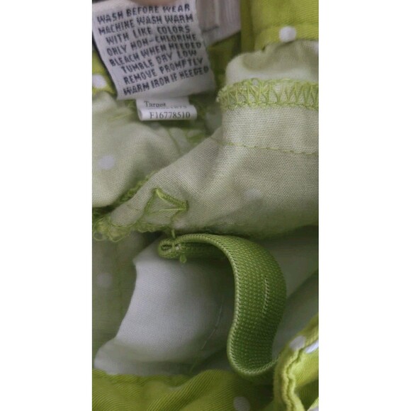 Lot Of 2 Girls Size 7/8 2 Pairs Of Summer Bottoms 1 Shorts & 1 Capris Green Pink - Picture 6 of 11